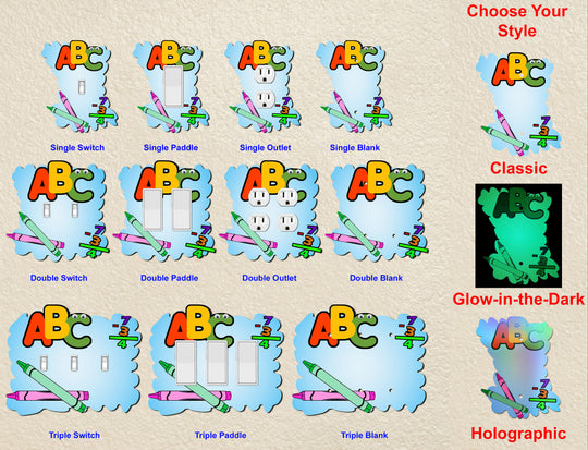 Kids Learning ABC Blue