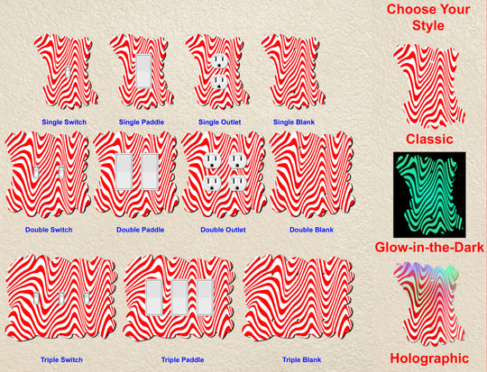 Fun Squigley Red Lines