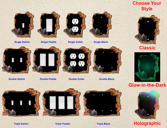 Scary Rat Hole In Wall