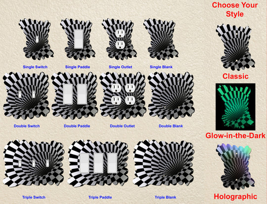 Black Optical Illusion