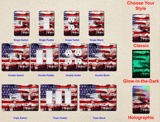 Americana Weathered Flag