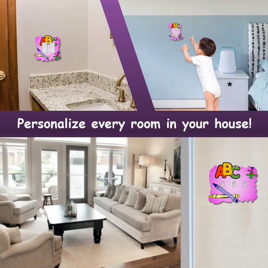 Kids Learning ABC Pink