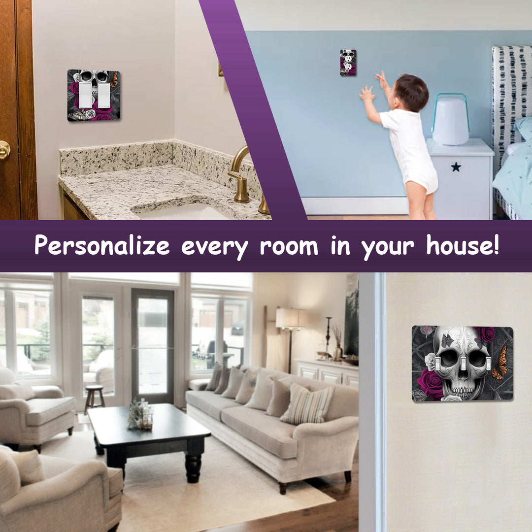 Skull Flowers Calavera