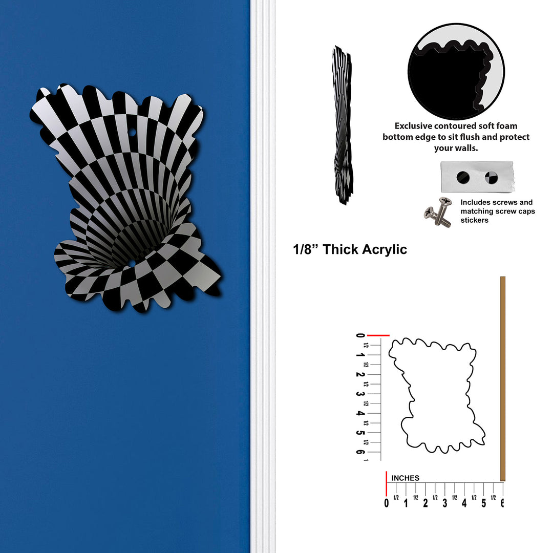 Black Optical Illusion