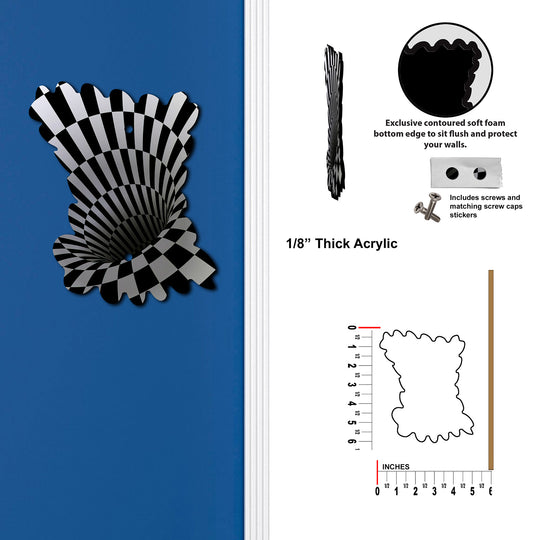 Black Optical Illusion