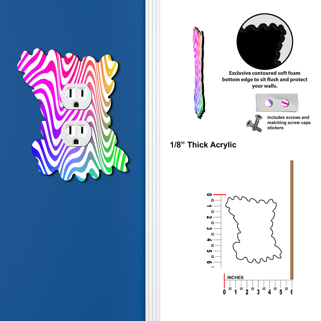 Fun Squigley Rainbow Lines