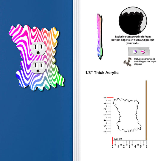 Fun Squigley Rainbow Lines