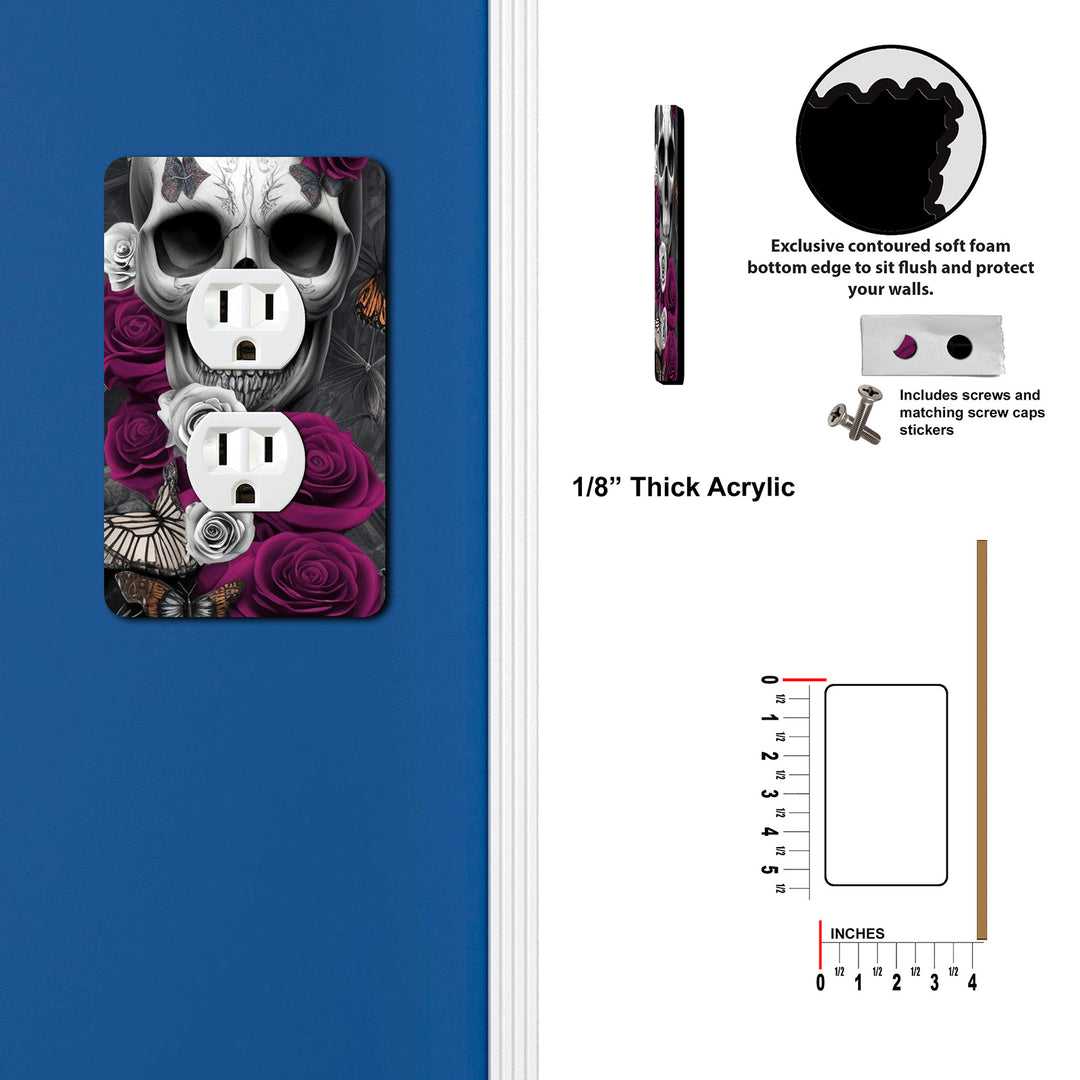 Skull Flowers Calavera