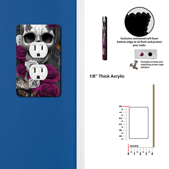 Skull Flowers Calavera