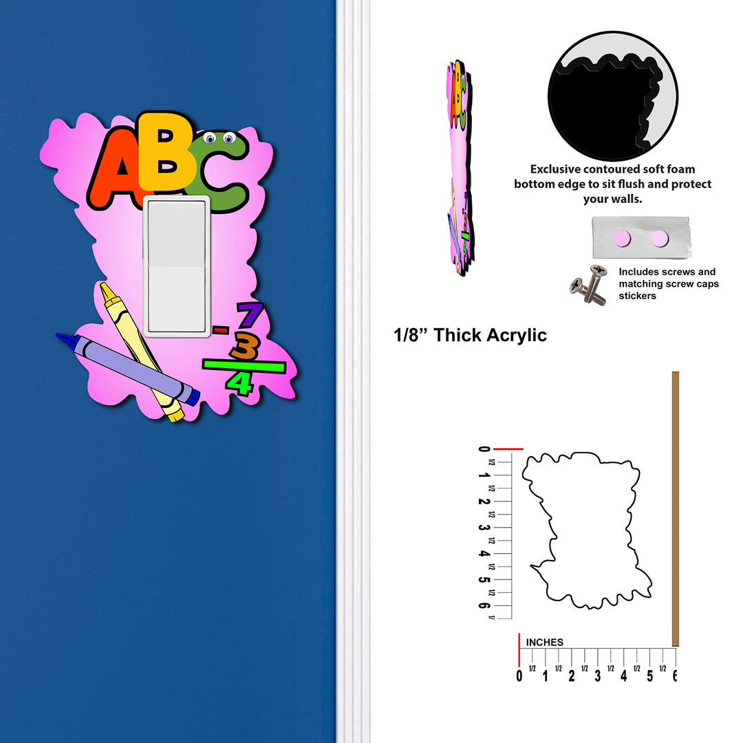 Kids Learning ABC Pink