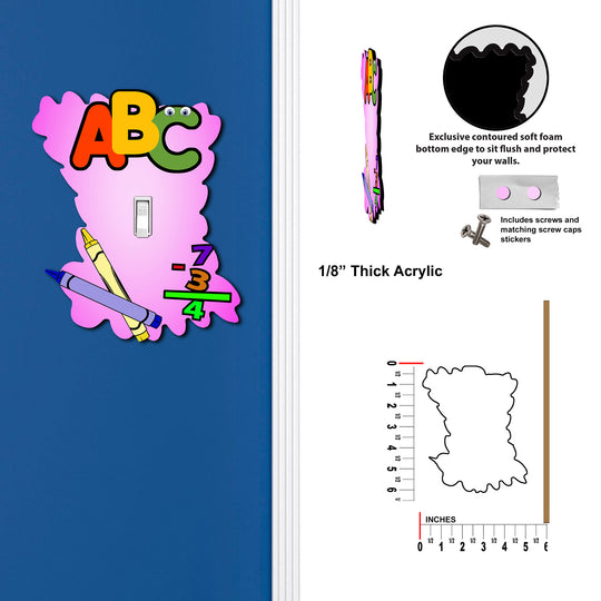 Kids Learning ABC Pink