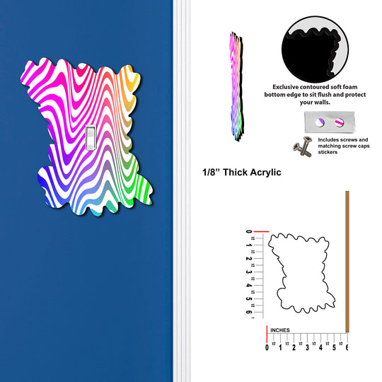 Fun Squigley Rainbow Lines