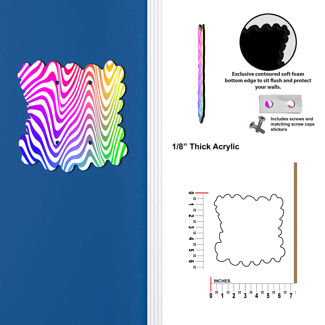Fun Squigley Rainbow Lines