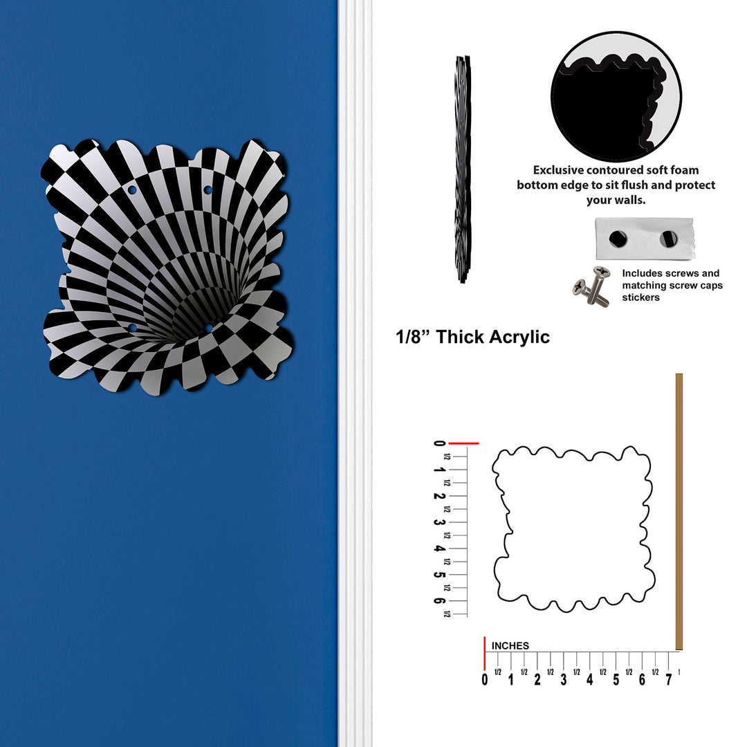 Black Optical Illusion