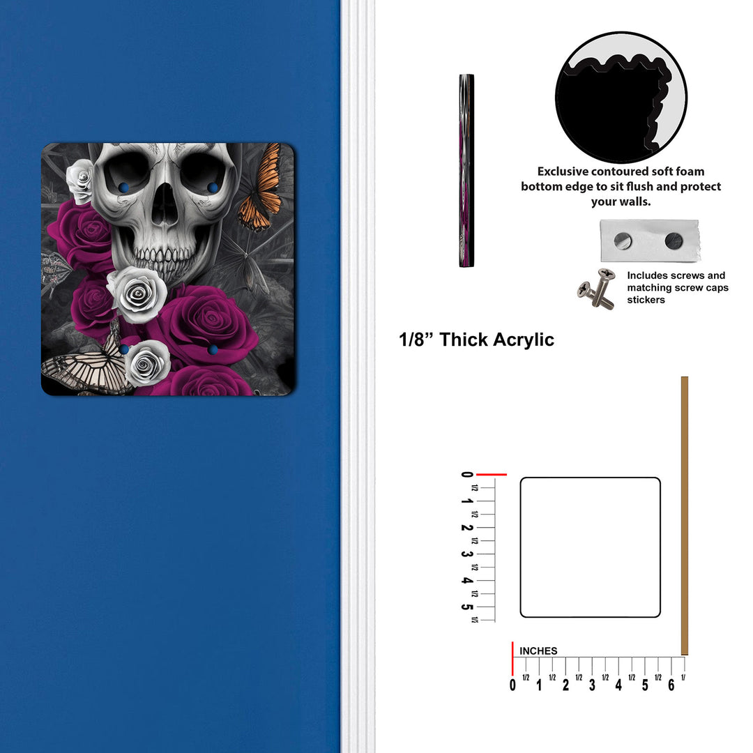 Skull Flowers Calavera