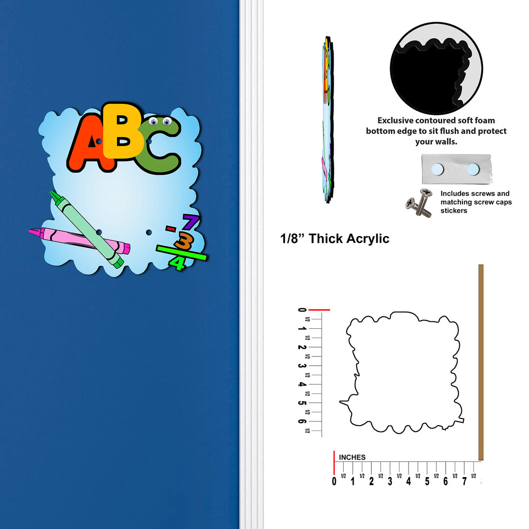 Kids Learning ABC Blue