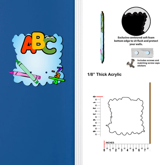 Kids Learning ABC Blue