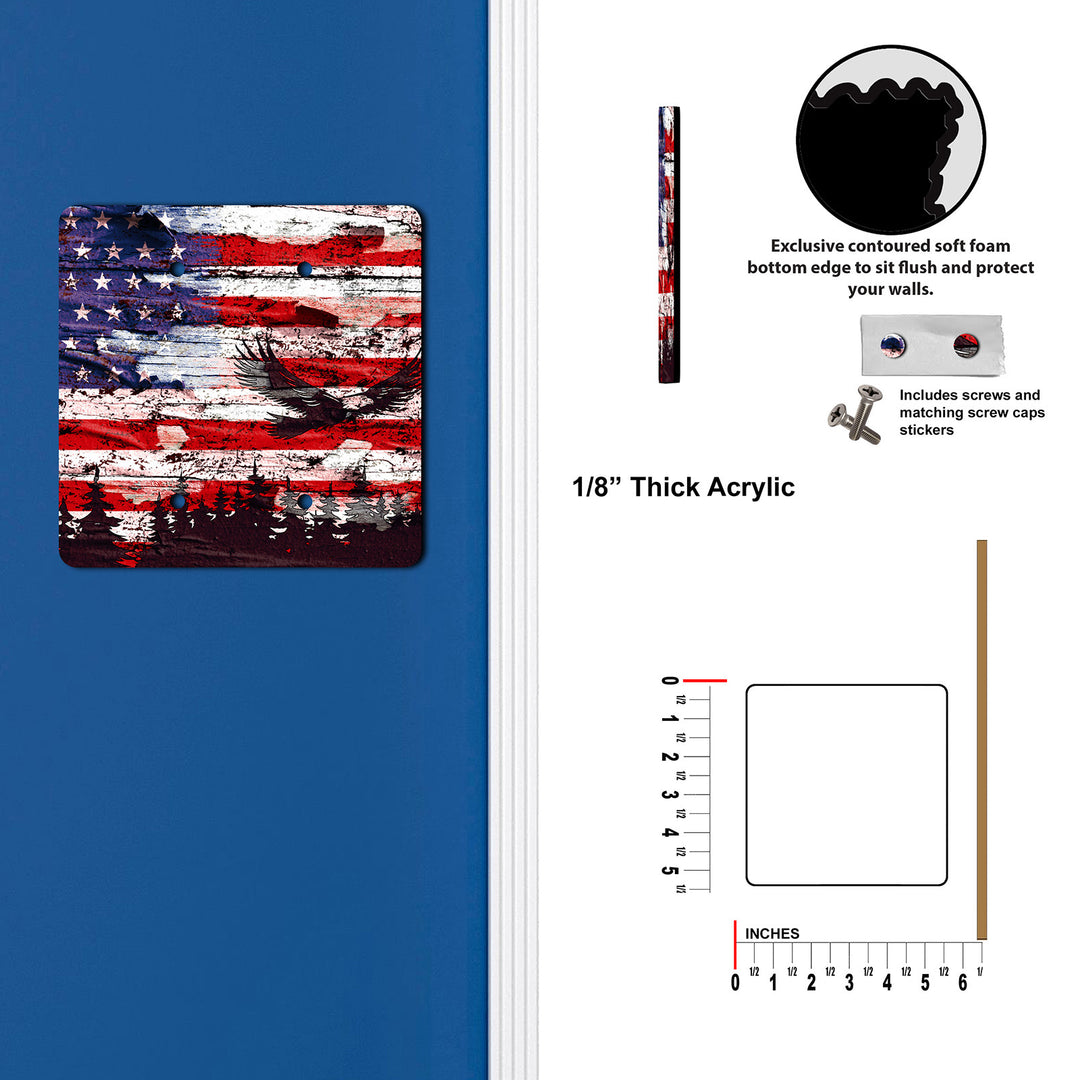 Americana Weathered Flag