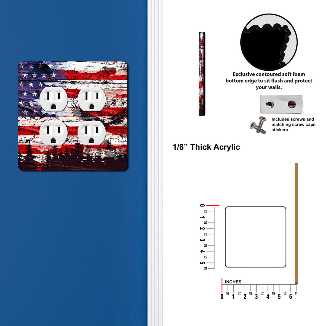 Americana Weathered Flag