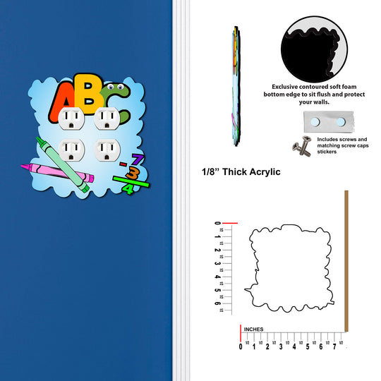 Kids Learning ABC Blue