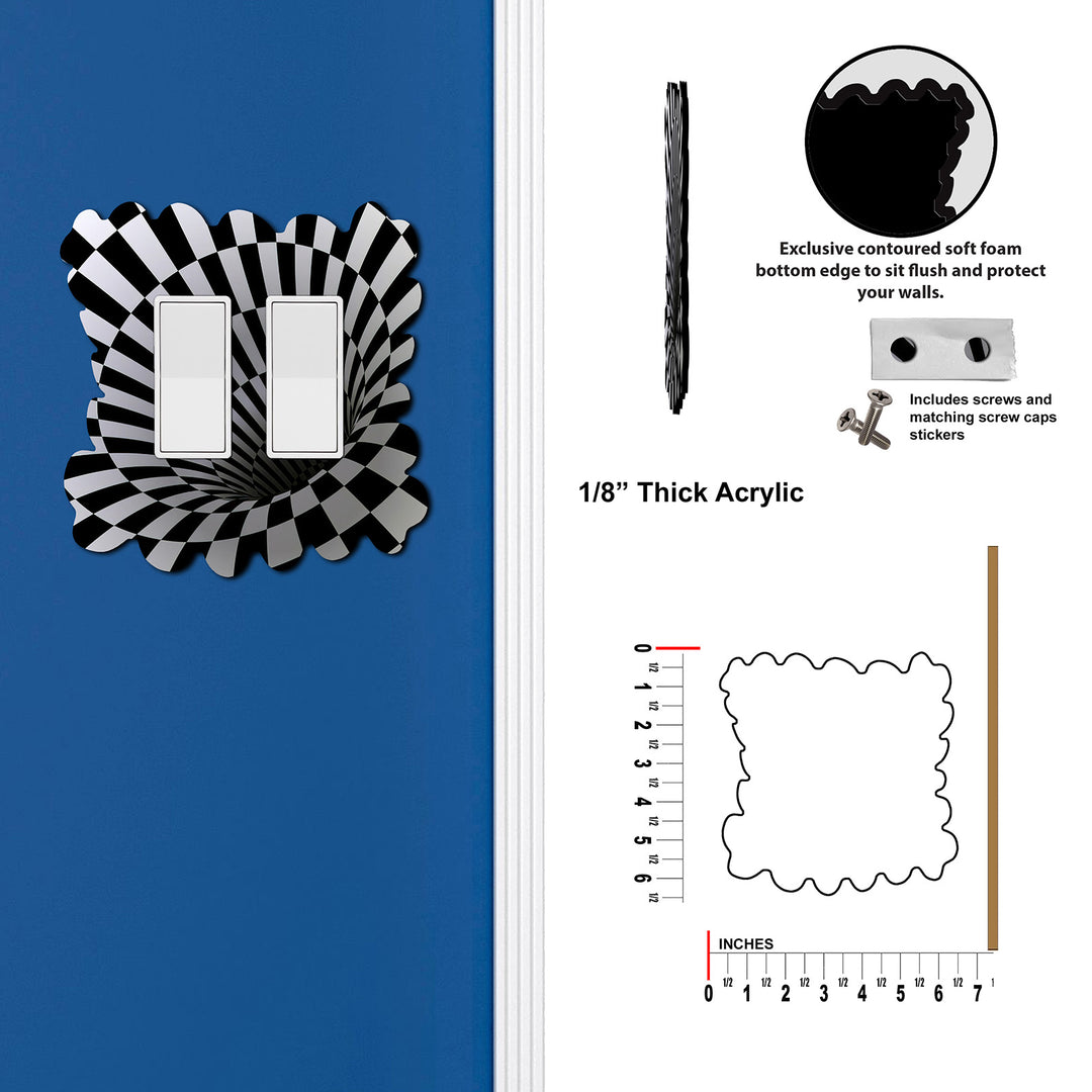 Black Optical Illusion