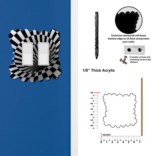 Black Optical Illusion