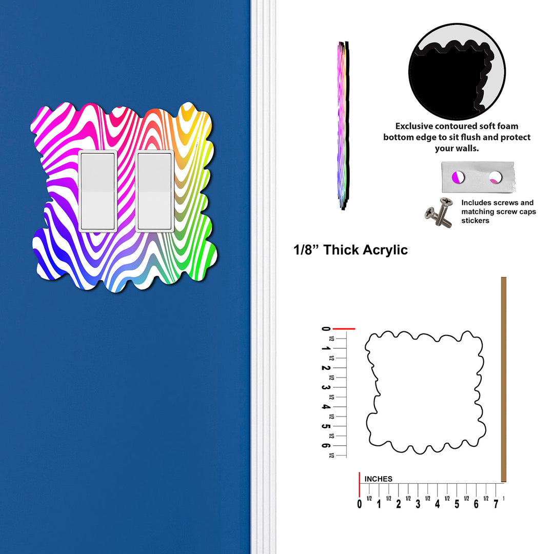 Fun Squigley Rainbow Lines