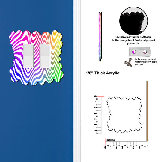 Fun Squigley Rainbow Lines