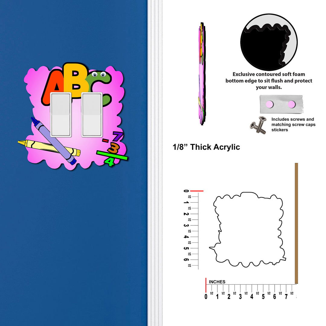 Kids Learning ABC Pink