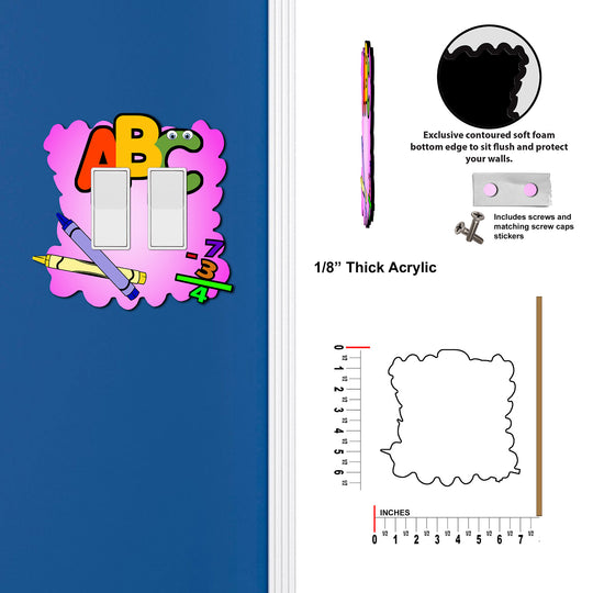 Kids Learning ABC Pink