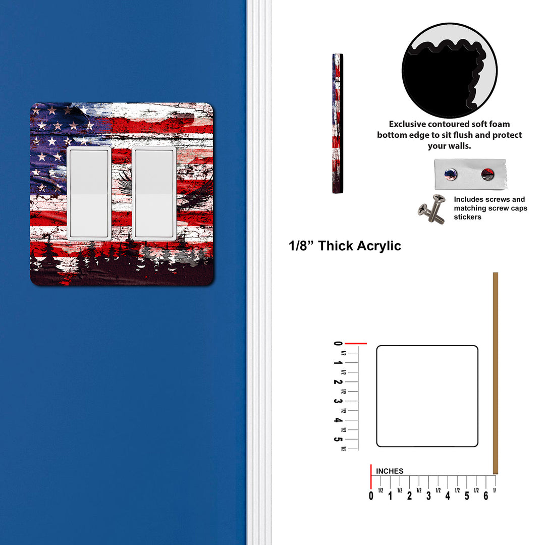 Americana Weathered Flag