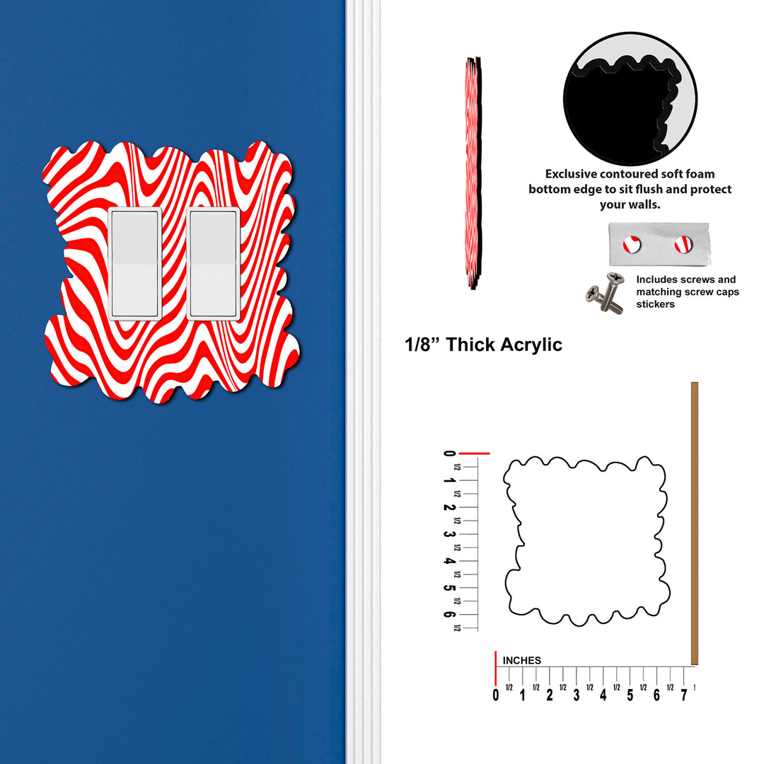 Fun Squigley Red Lines