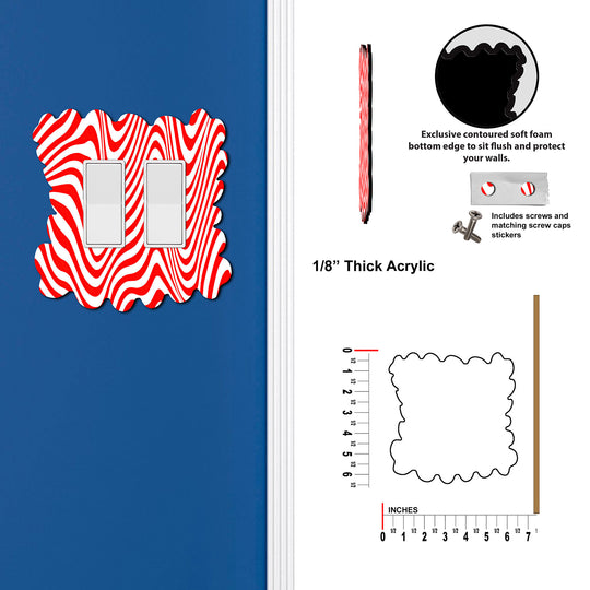 Fun Squigley Red Lines