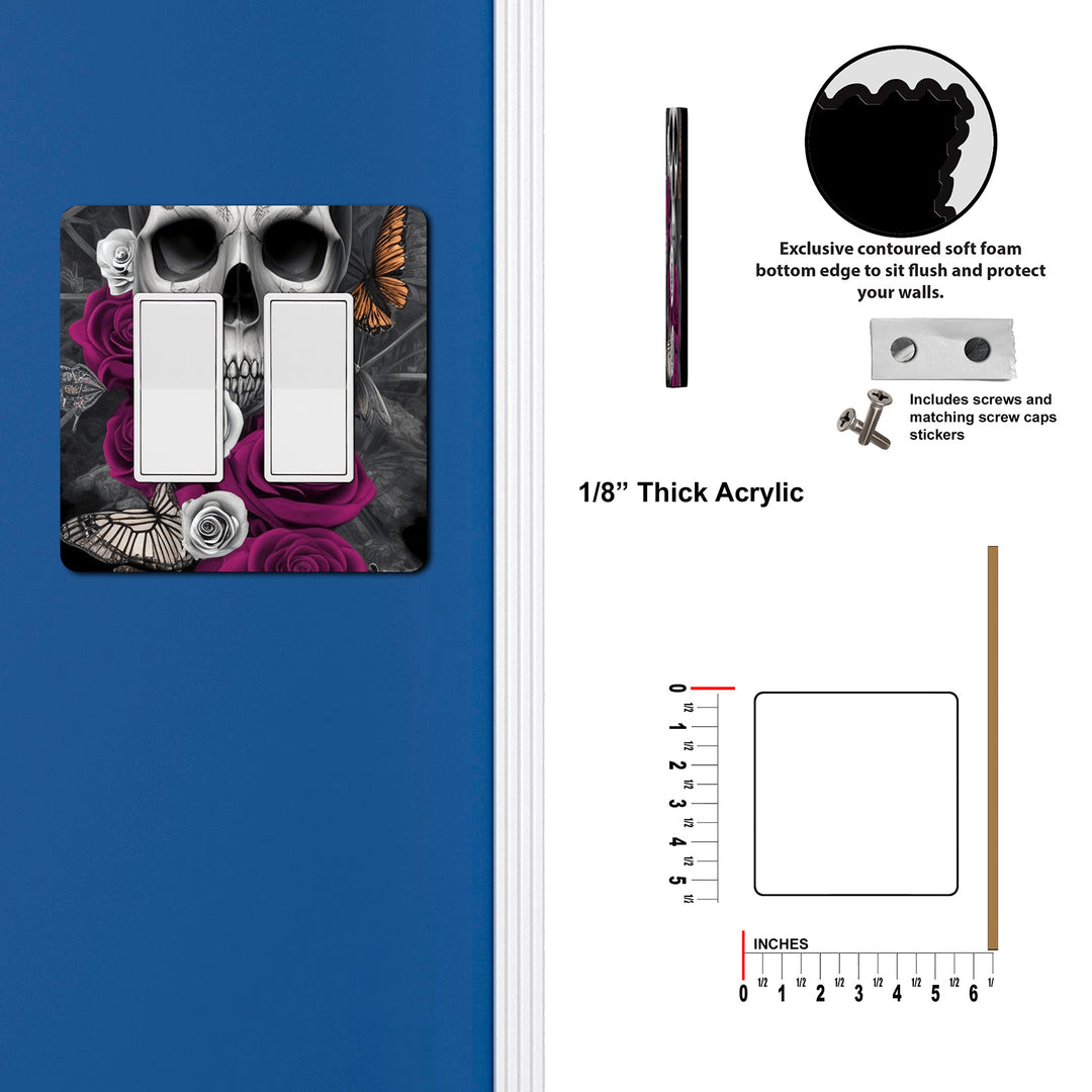 Skull Flowers Calavera