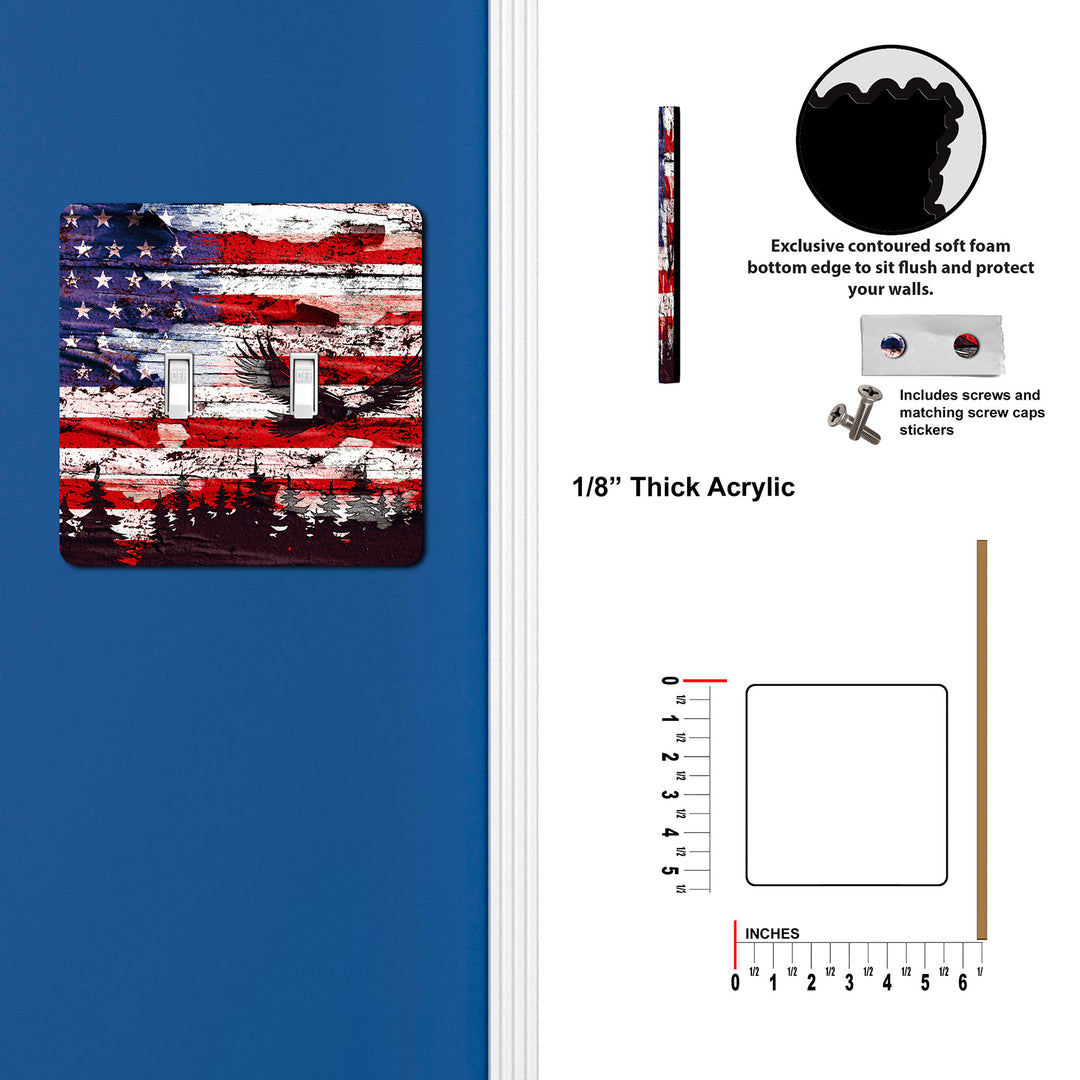 Americana Weathered Flag