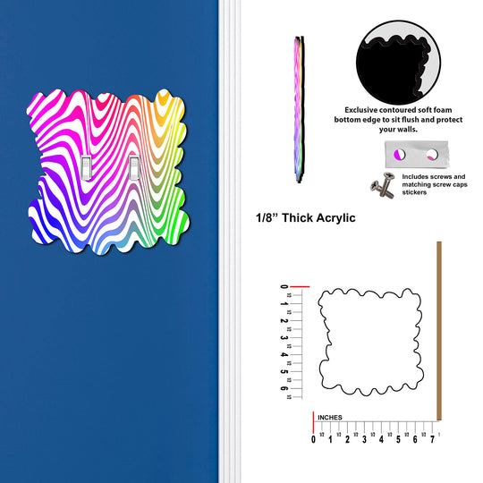 Fun Squigley Rainbow Lines