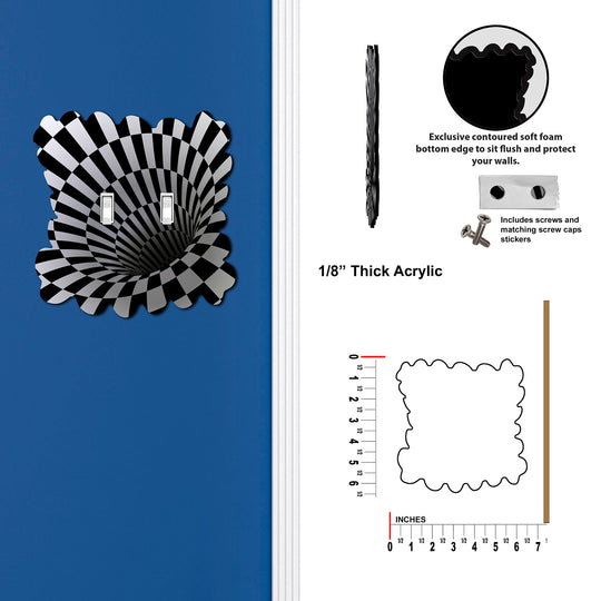 Black Optical Illusion