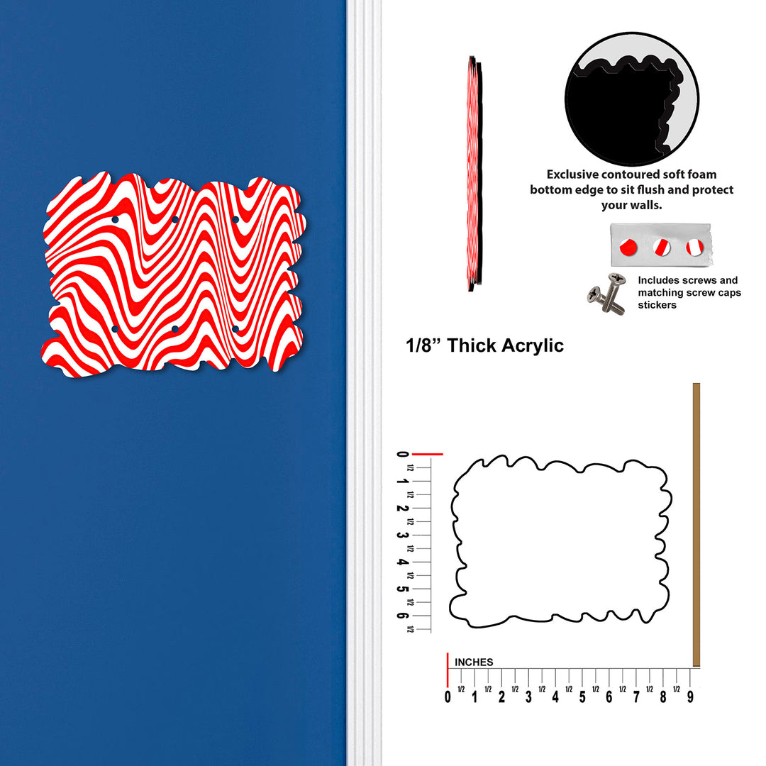 Fun Squigley Red Lines