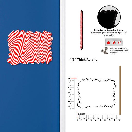 Fun Squigley Red Lines