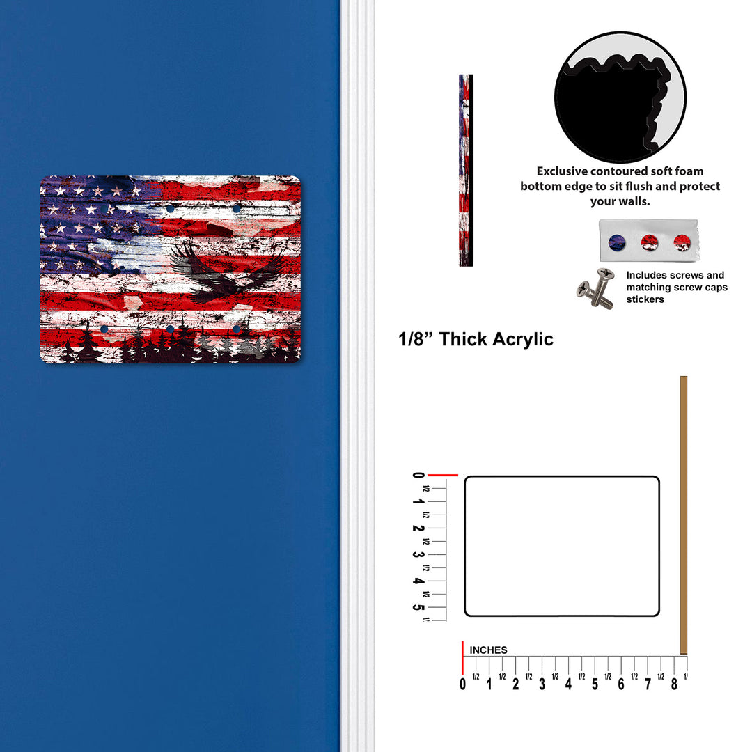 Americana Weathered Flag