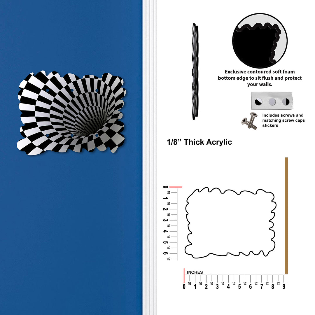 Black Optical Illusion