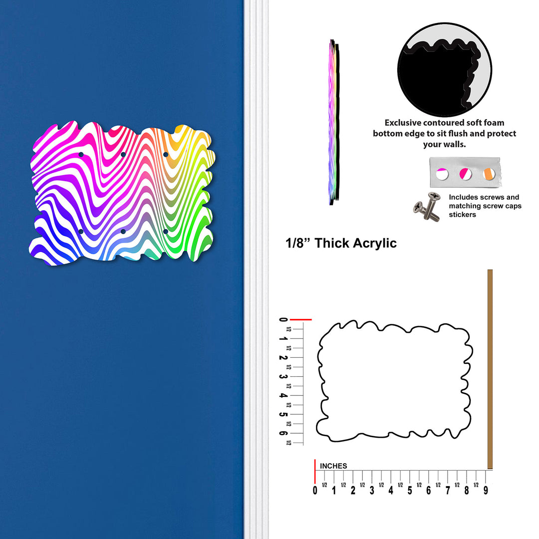 Fun Squigley Rainbow Lines