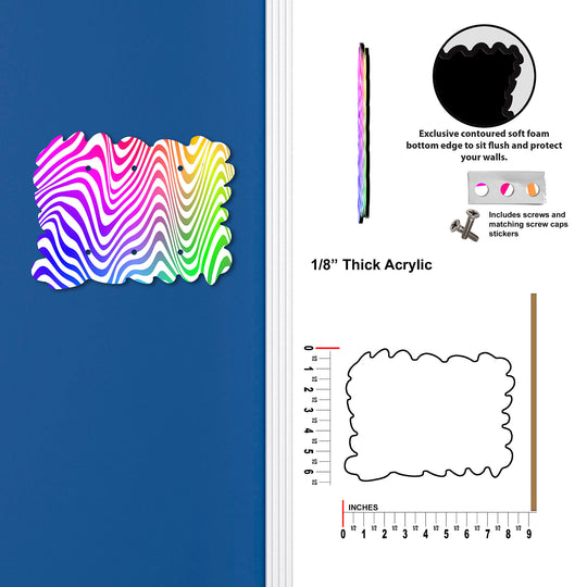 Fun Squigley Rainbow Lines