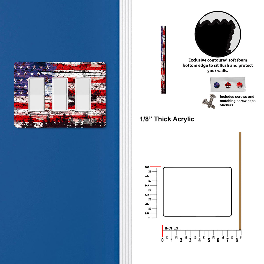 Americana Weathered Flag