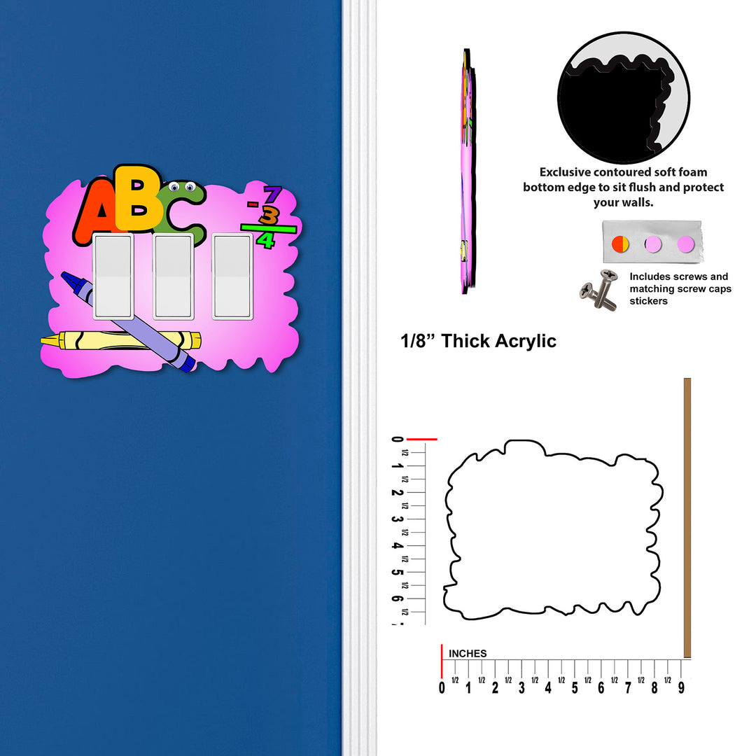 Kids Learning ABC Pink