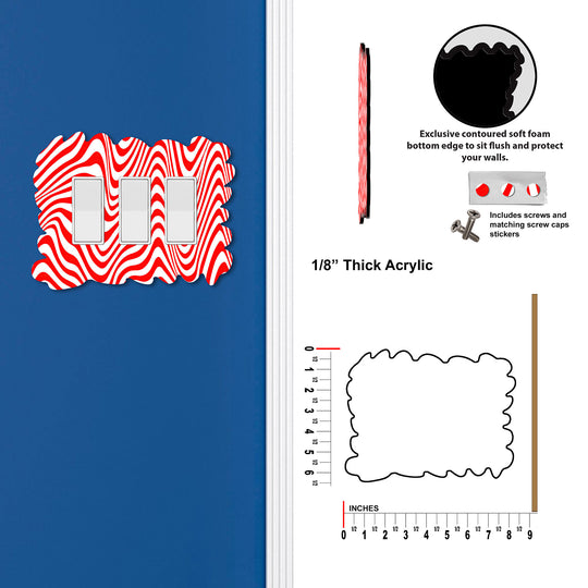 Fun Squigley Red Lines