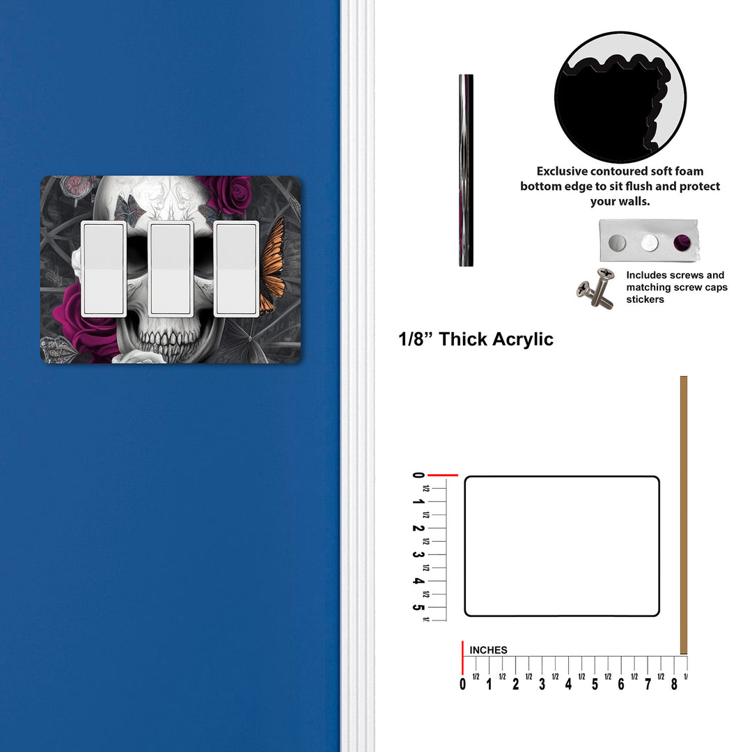 Skull Flowers Calavera