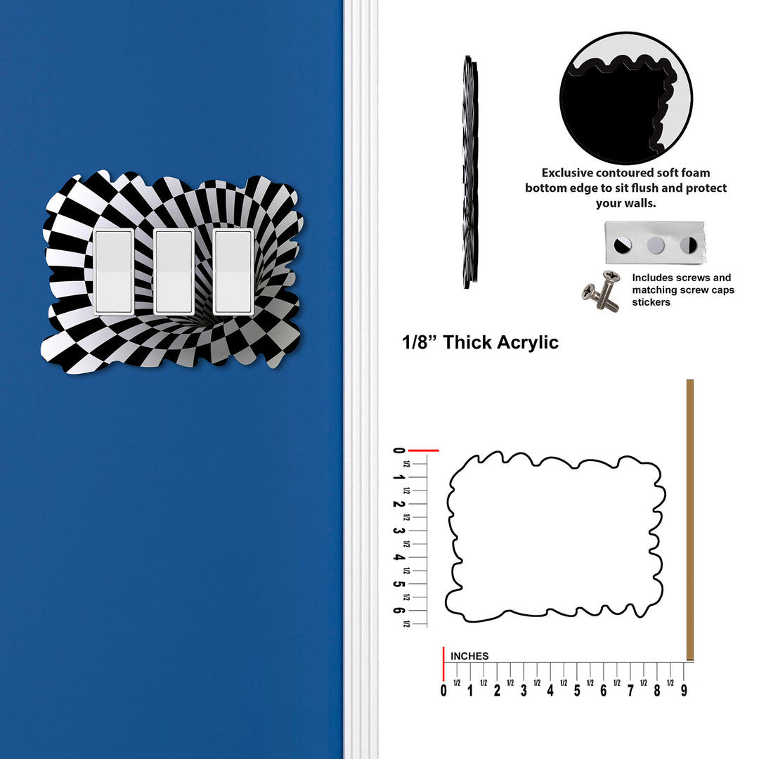 Black Optical Illusion