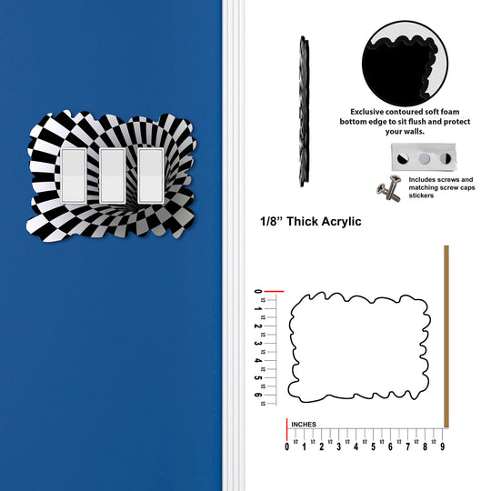 Black Optical Illusion