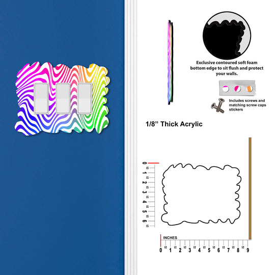 Fun Squigley Rainbow Lines